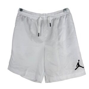 Jordan Boys Kids Jumpman‎ Size M White Basketball Play Shorts Logo NEW
